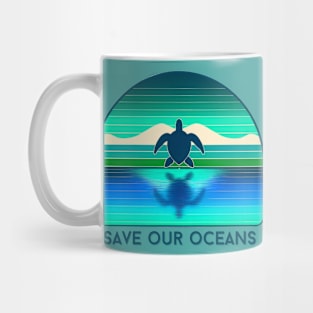 Save Our Oceans Sea Turtle Mug